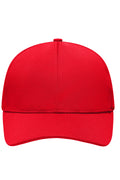 James & Nicholson Panel Sport Mesh Cap red