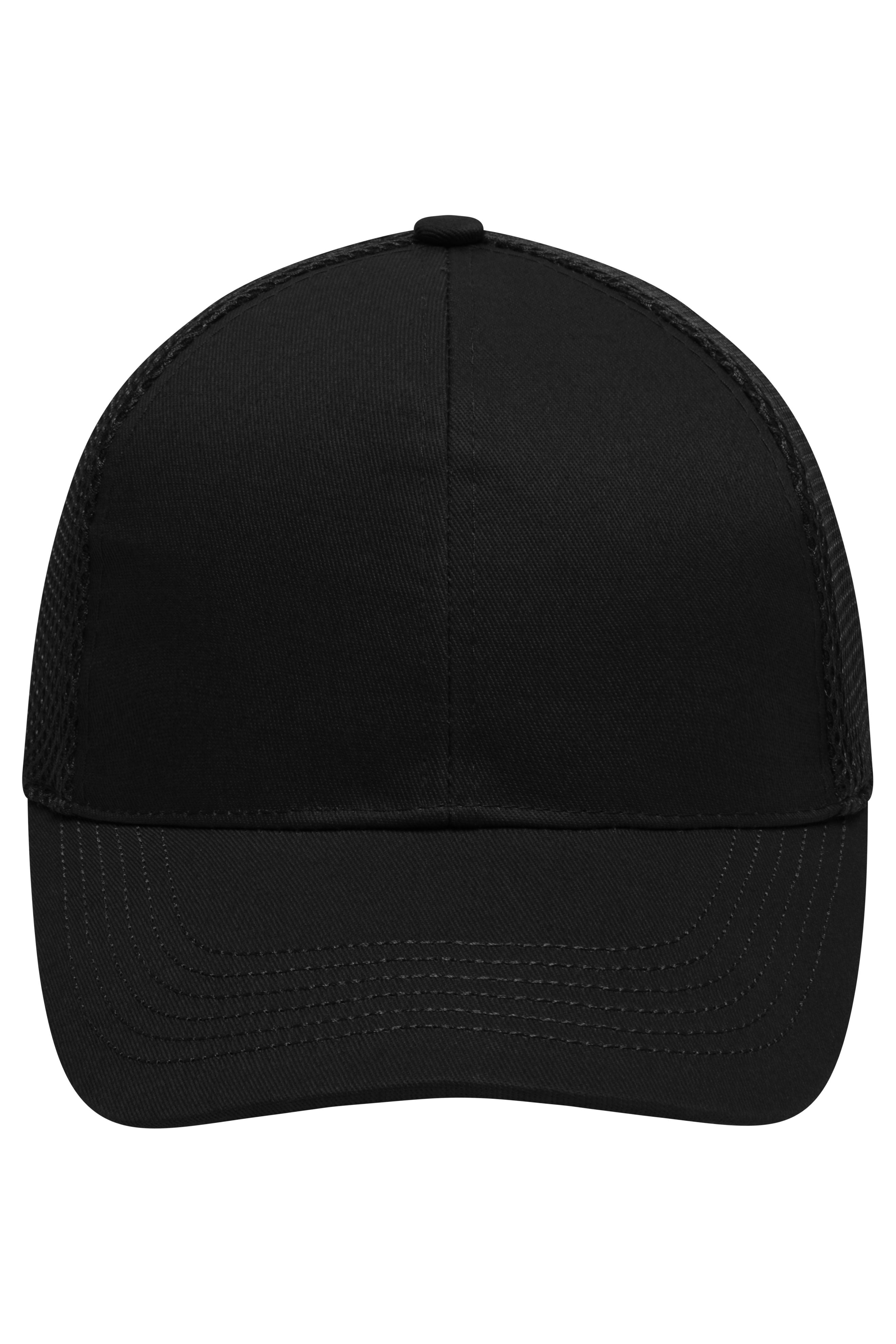 James & Nicholson Panel Cap Air Mesh black