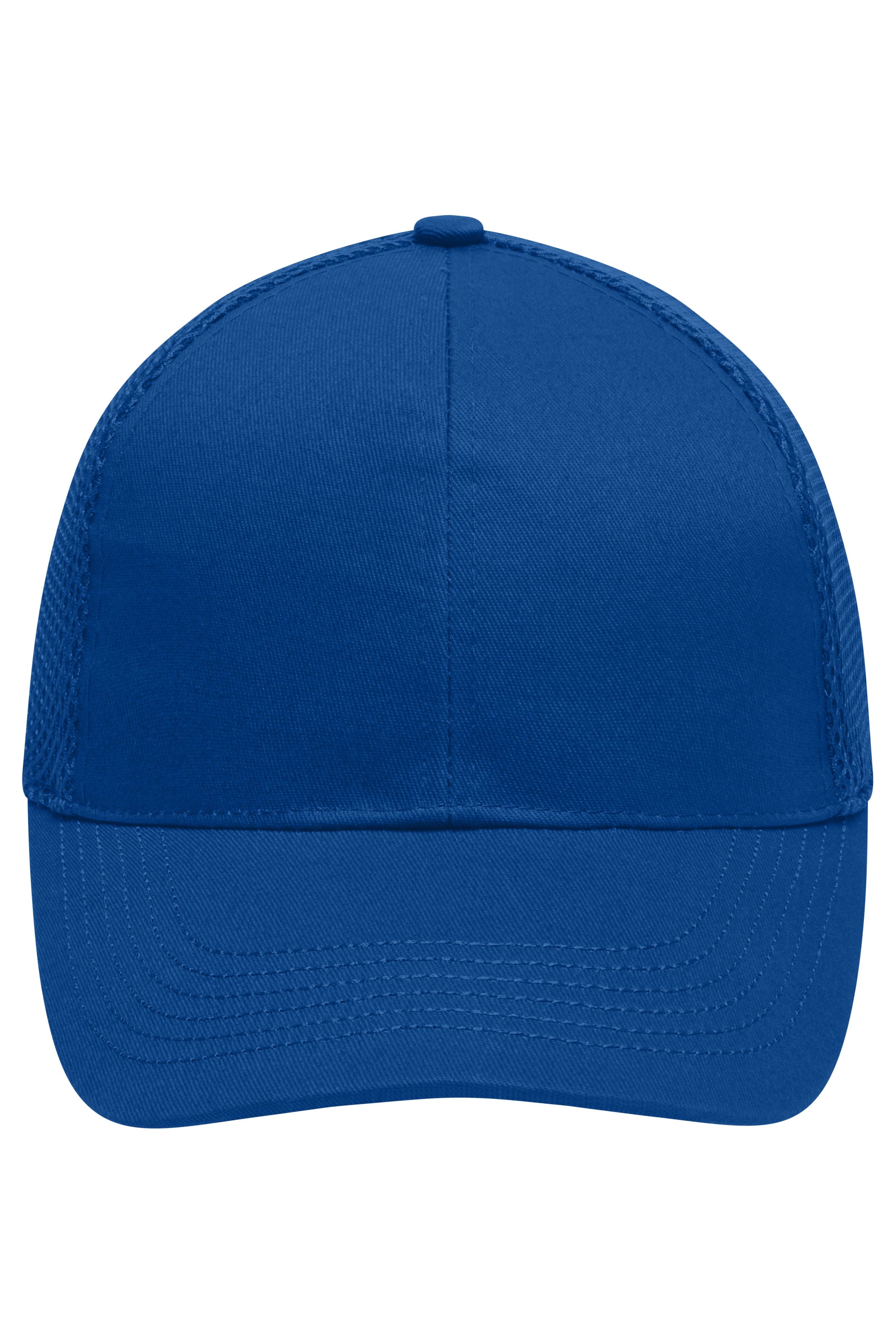 James & Nicholson Panel Cap Air Mesh royal