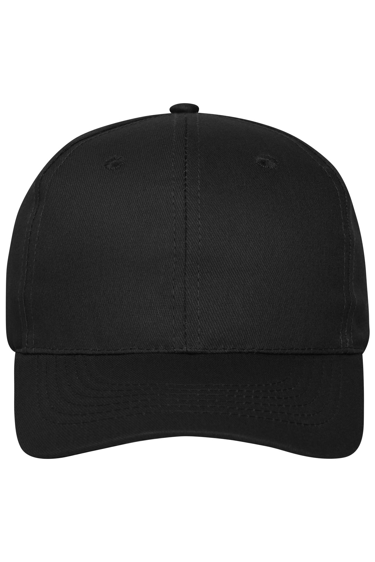 James & Nicholson Cap mit ungebürsteter Oberfläche black