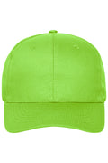James & Nicholson Cap mit ungebürsteter Oberfläche lime-green