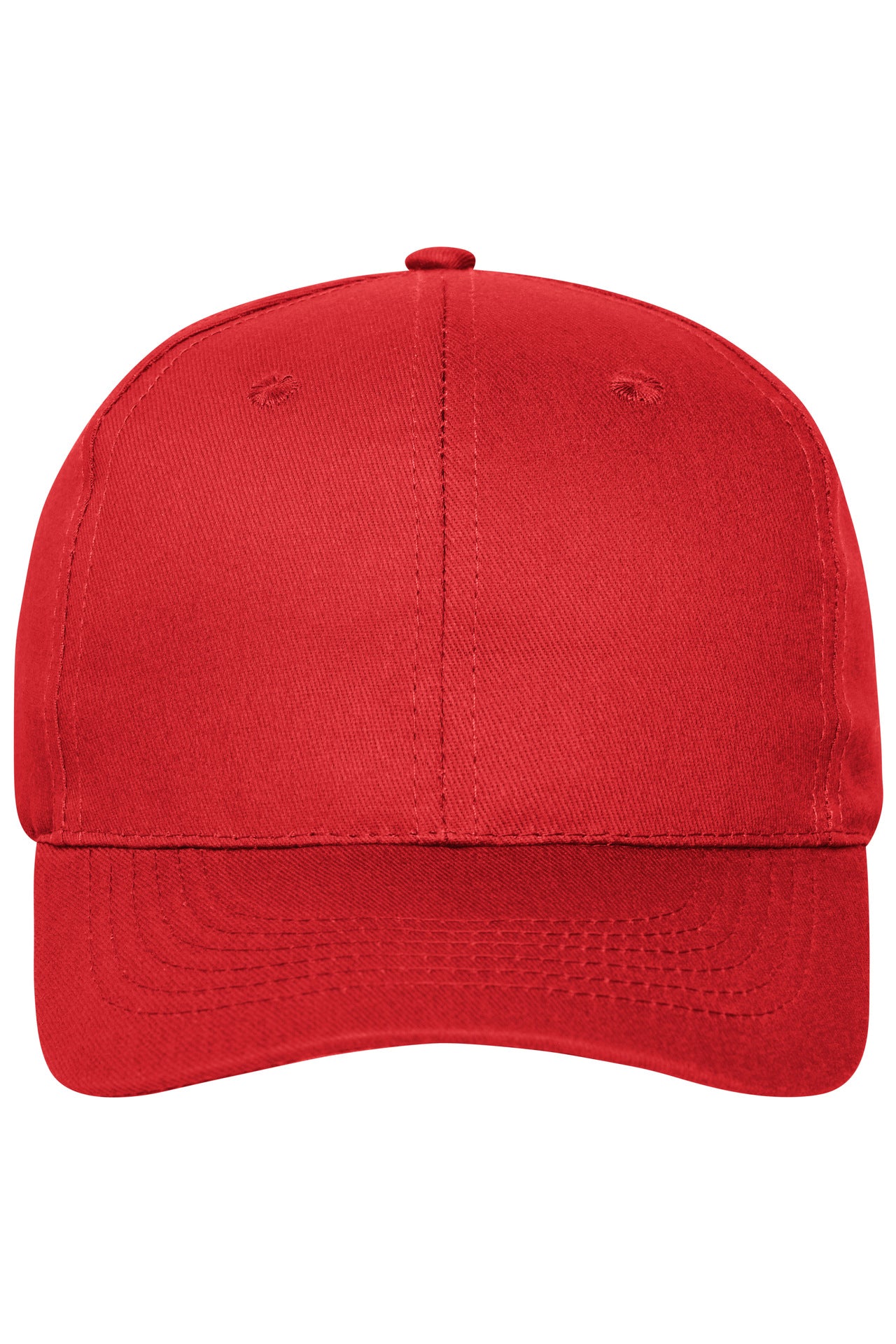 James & Nicholson Cap mit ungebürsteter Oberfläche red