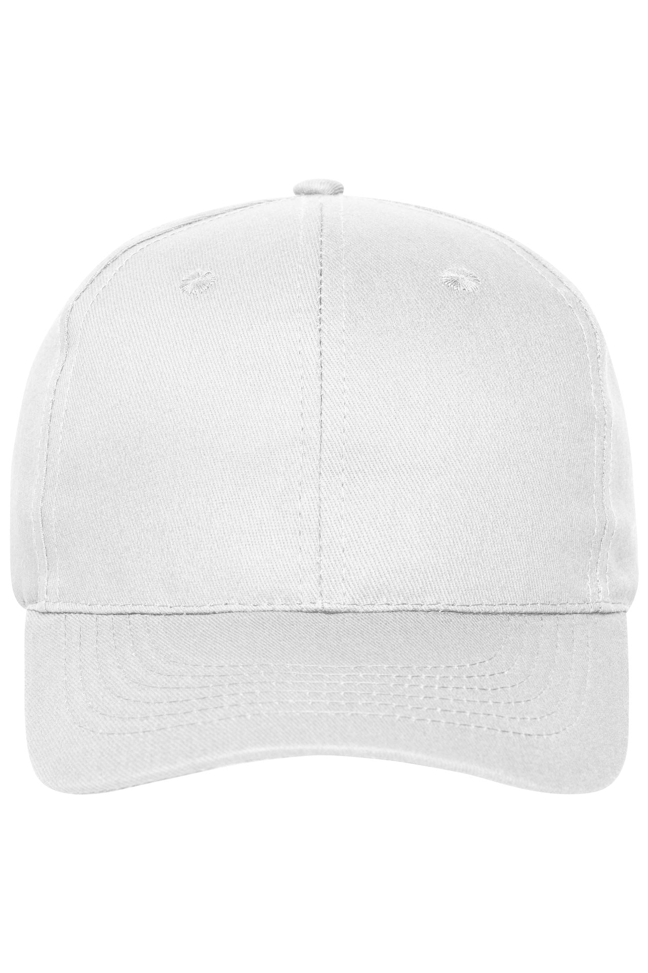 James & Nicholson Cap mit ungebürsteter Oberfläche white