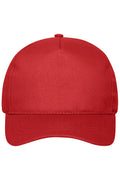 James & Nicholson Cap mit ungebürsteter Oberfläche red