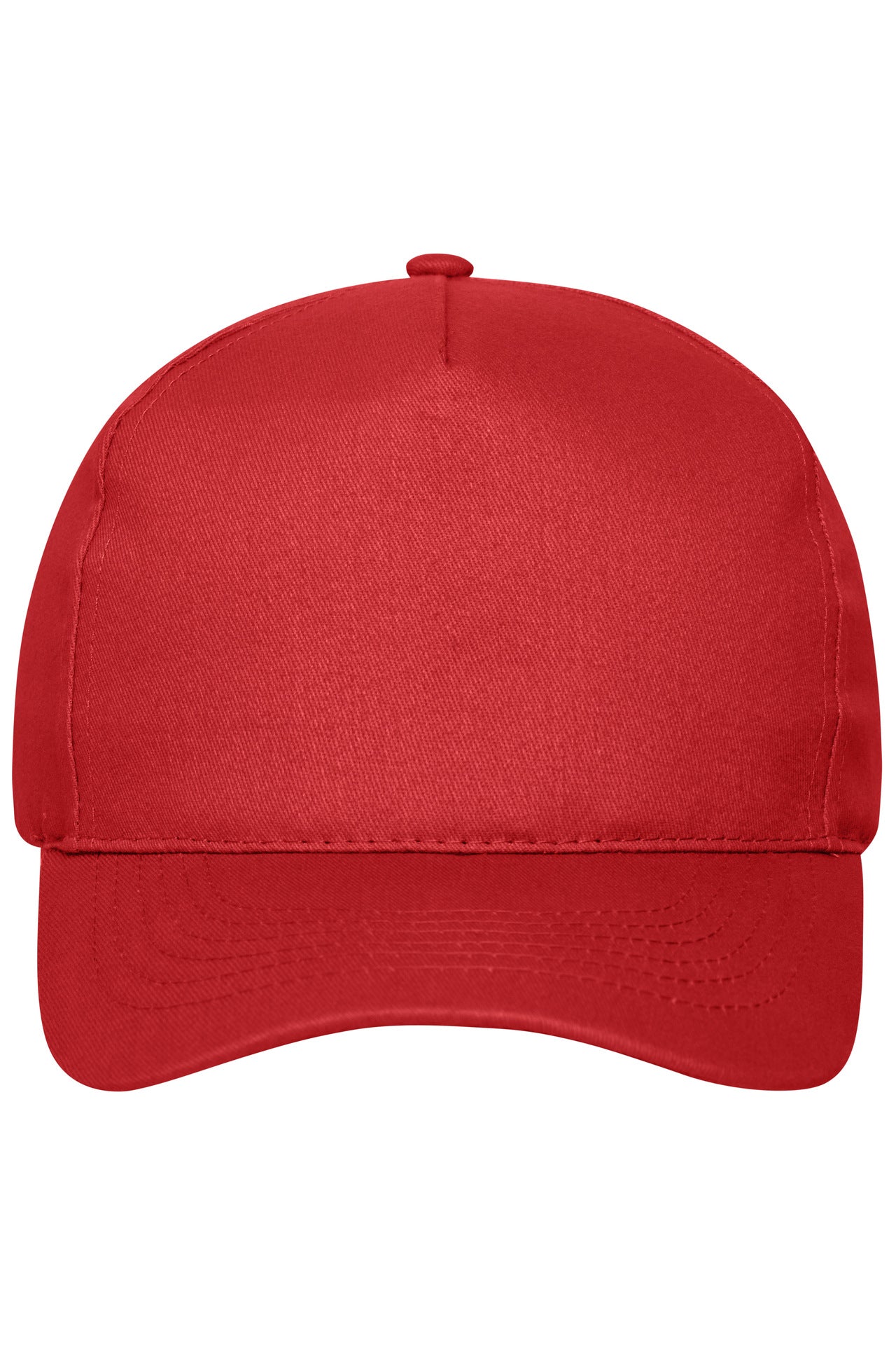 James & Nicholson Cap mit ungebürsteter Oberfläche red