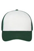 James & Nicholson Mesh Cap white/dark-green