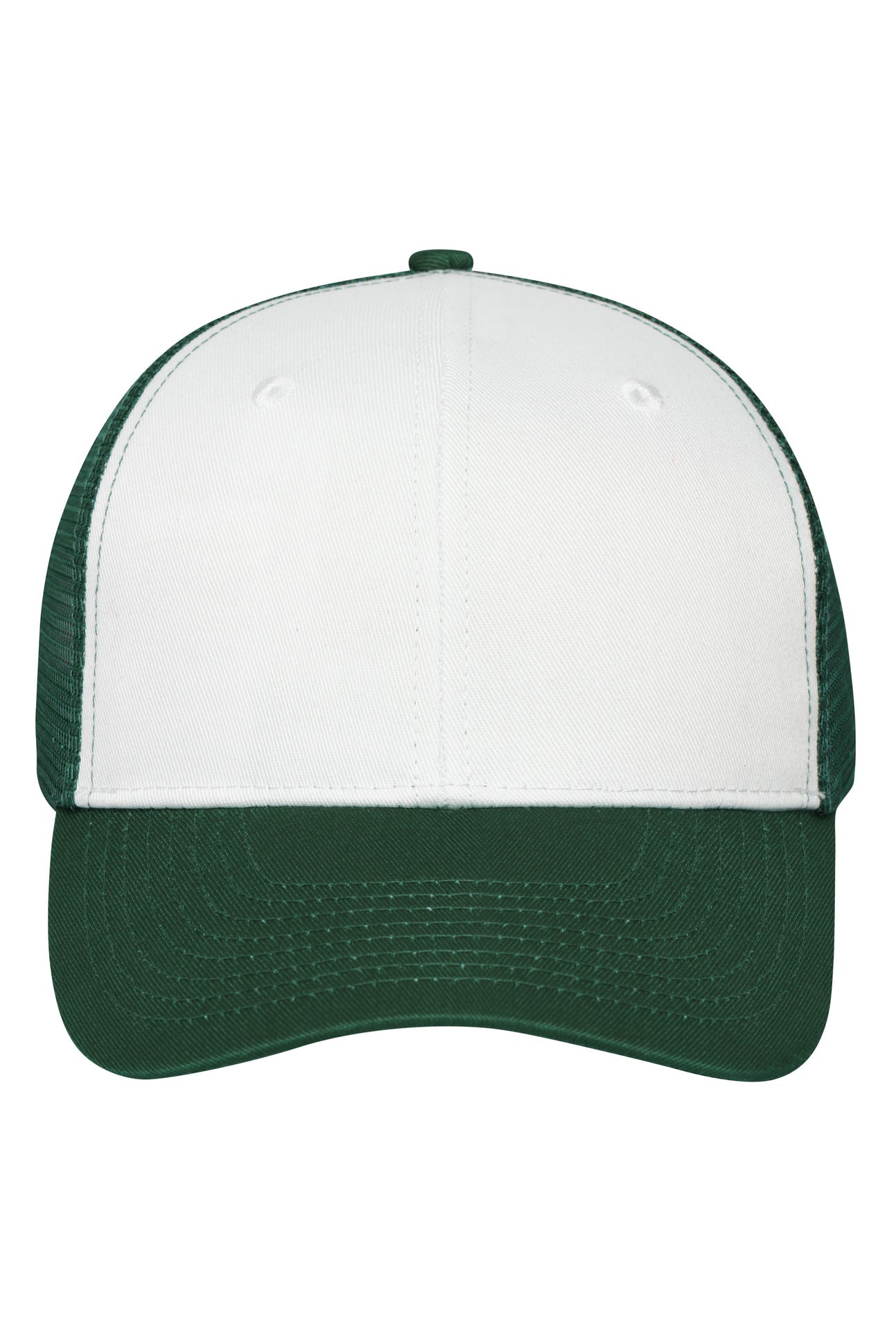 James & Nicholson Mesh Cap white/dark-green