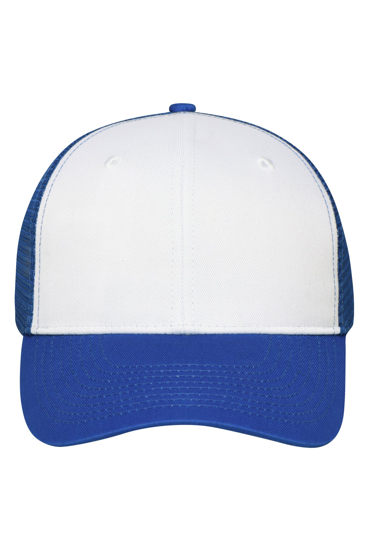 James & Nicholson Mesh Cap white/royal