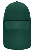 James & Nicholson Cap mit extra langem Nackenschutz dark-green
