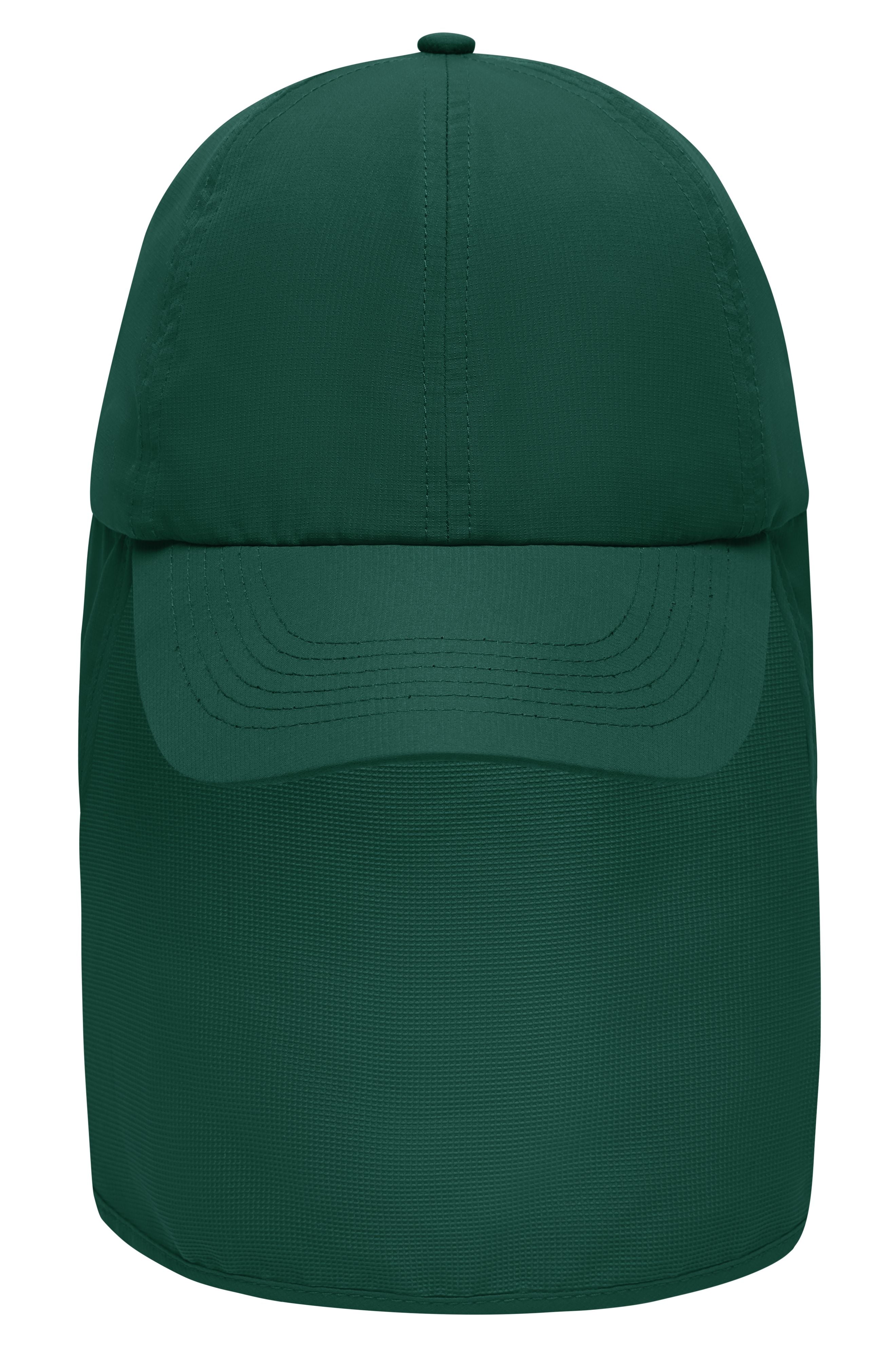 James & Nicholson Cap mit extra langem Nackenschutz dark-green