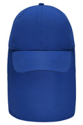 James & Nicholson Cap mit extra langem Nackenschutz royal