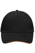 James & Nicholson Cap black/orange