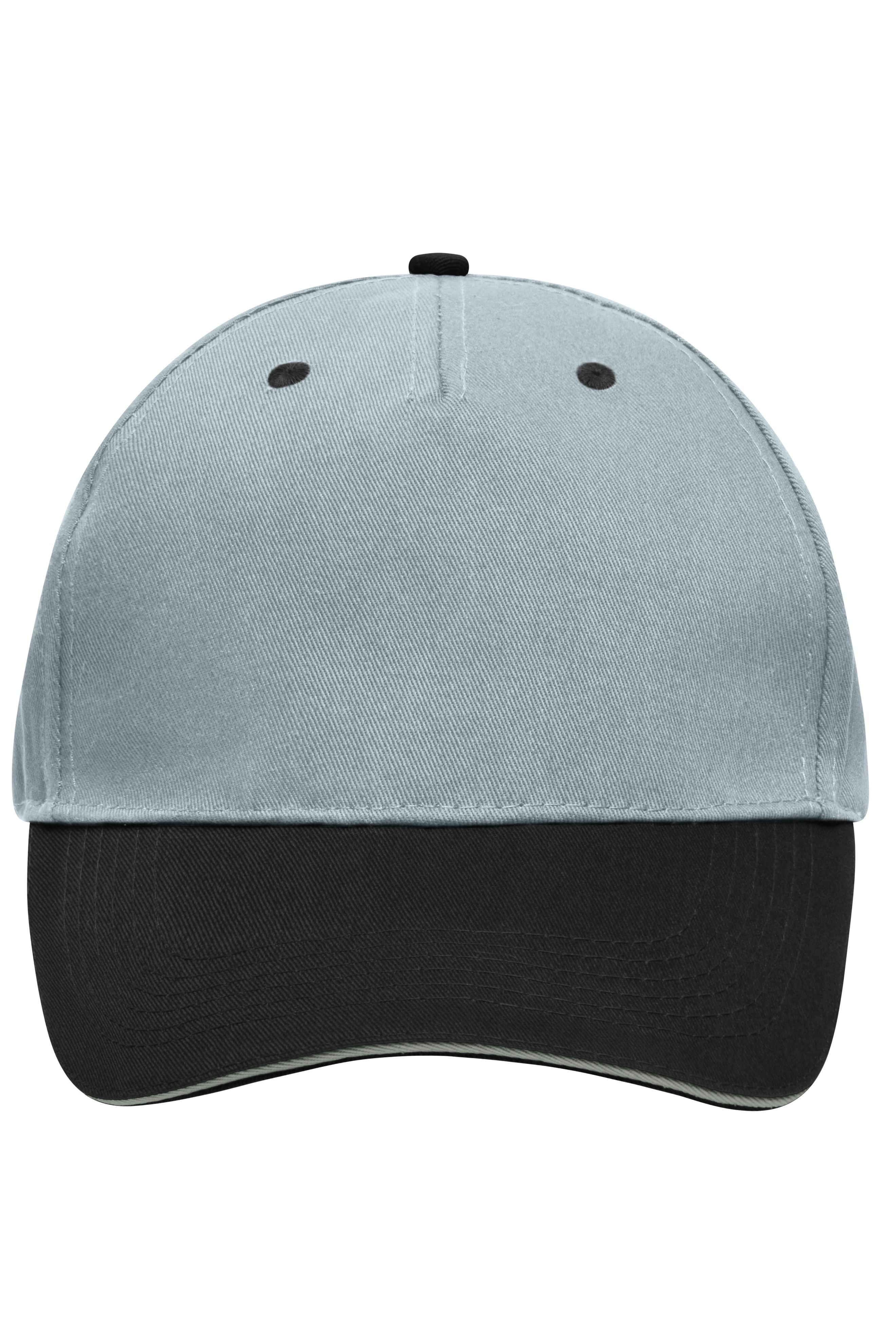 James & Nicholson Cap light-grey/black/light-grey