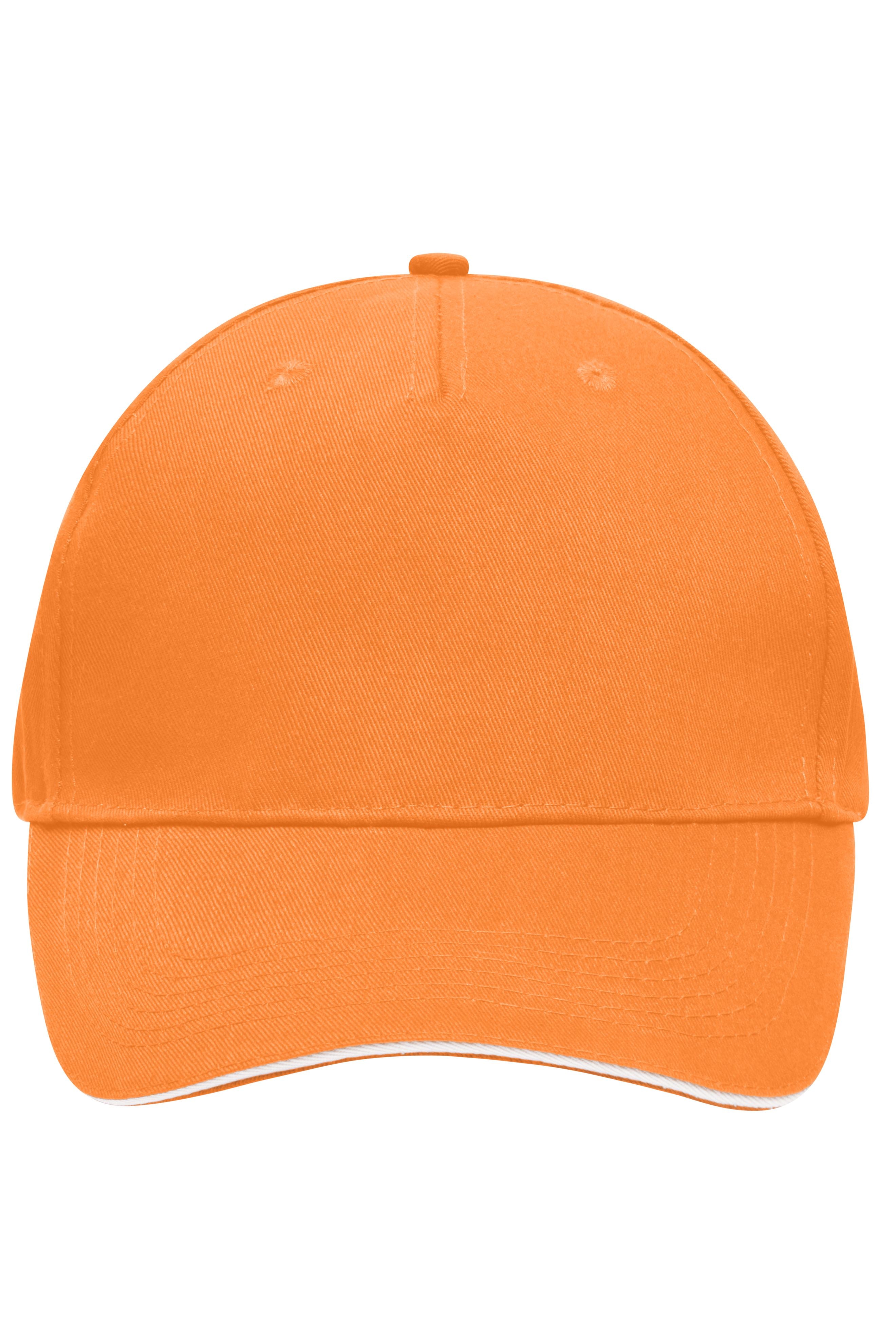 James & Nicholson Cap orange/white