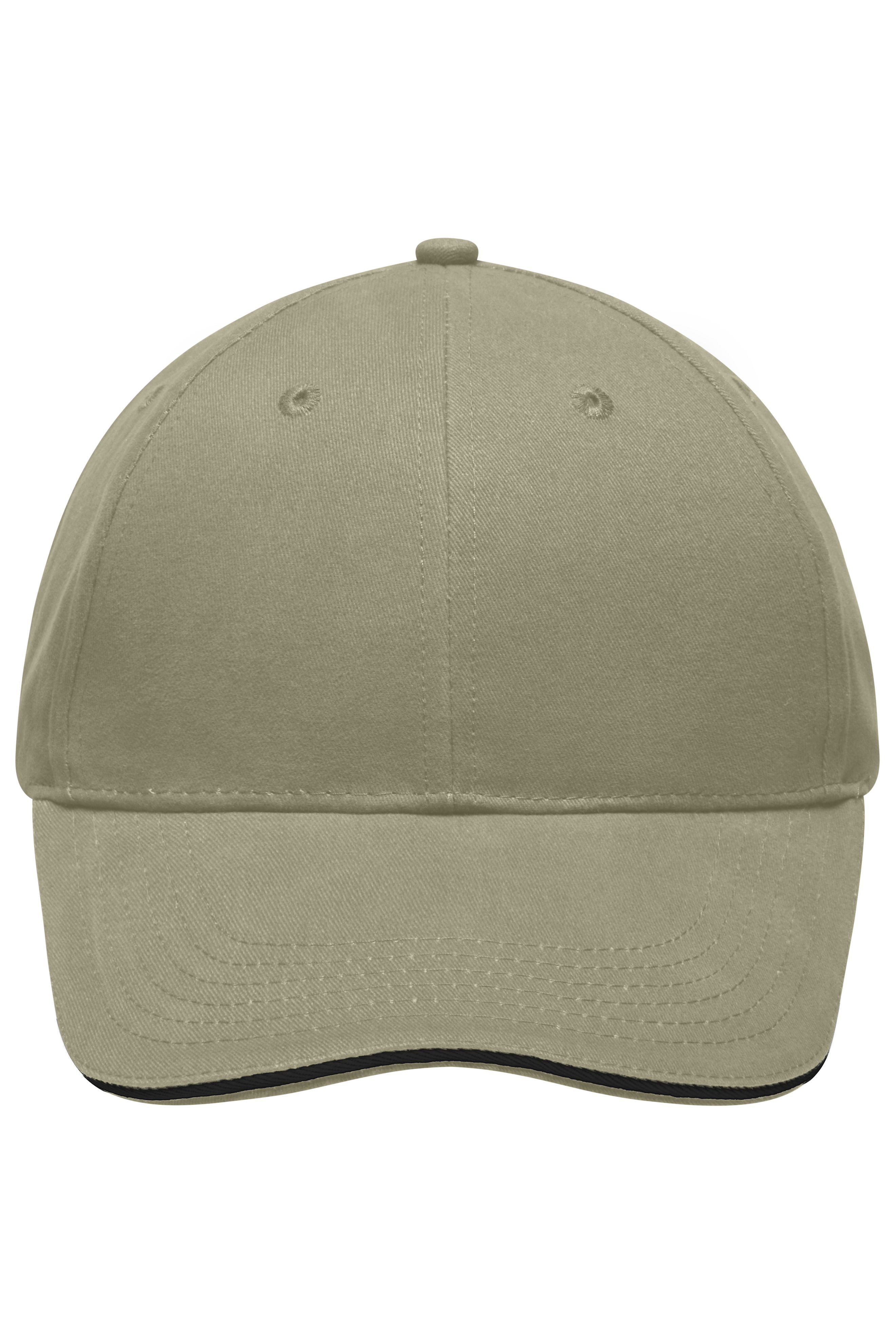 James & Nicholson Leichte Cap beige/black