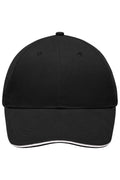 James & Nicholson Leichte Cap black/white