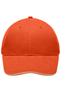 James & Nicholson Leichte Cap dark-orange/beige
