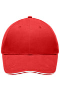 James & Nicholson Leichte Cap red/white