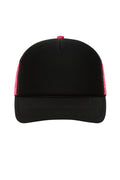 James & Nicholson Retro Mesh Cap black/neon-pink