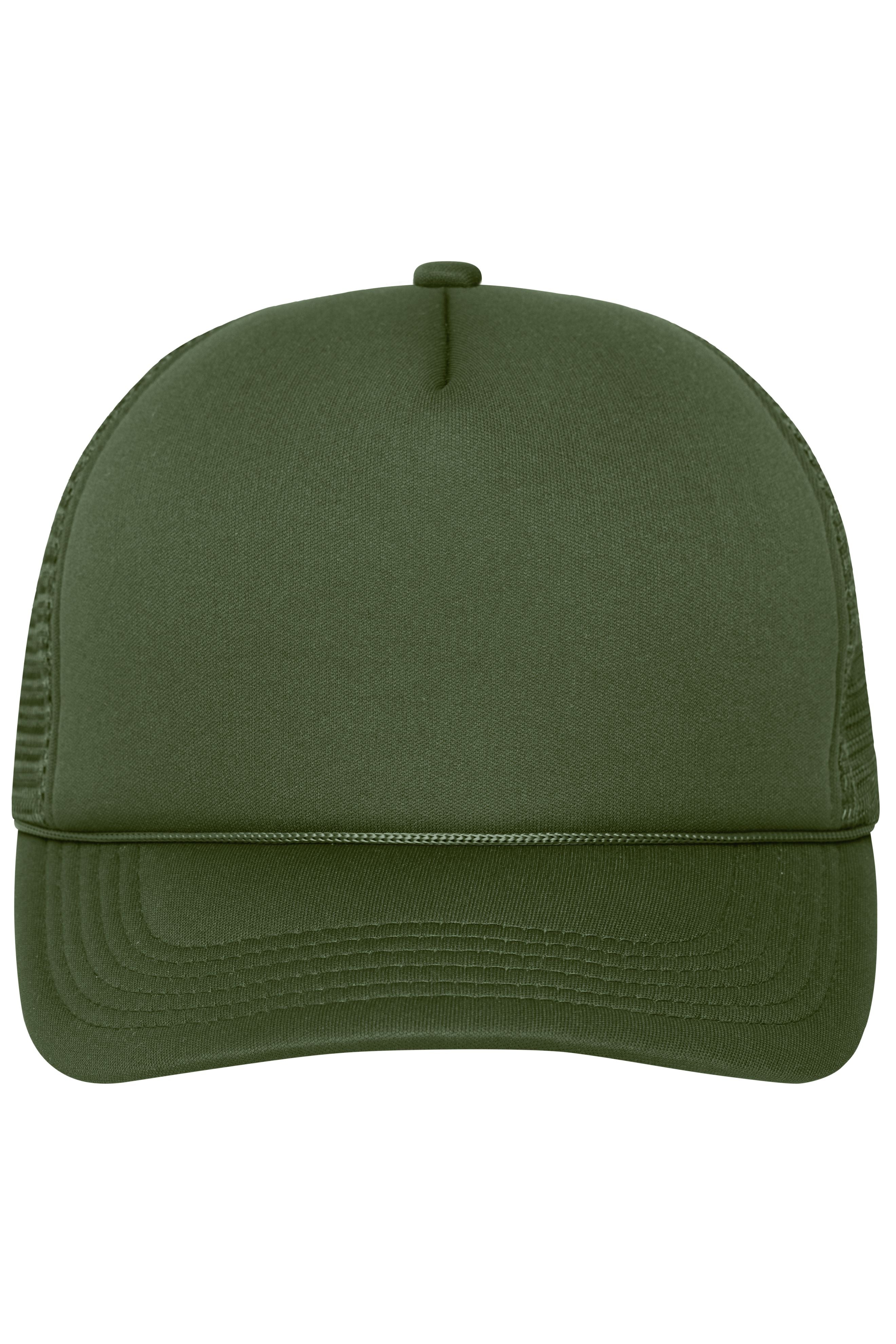 James & Nicholson Retro Mesh Cap dark-olive/dark-olive