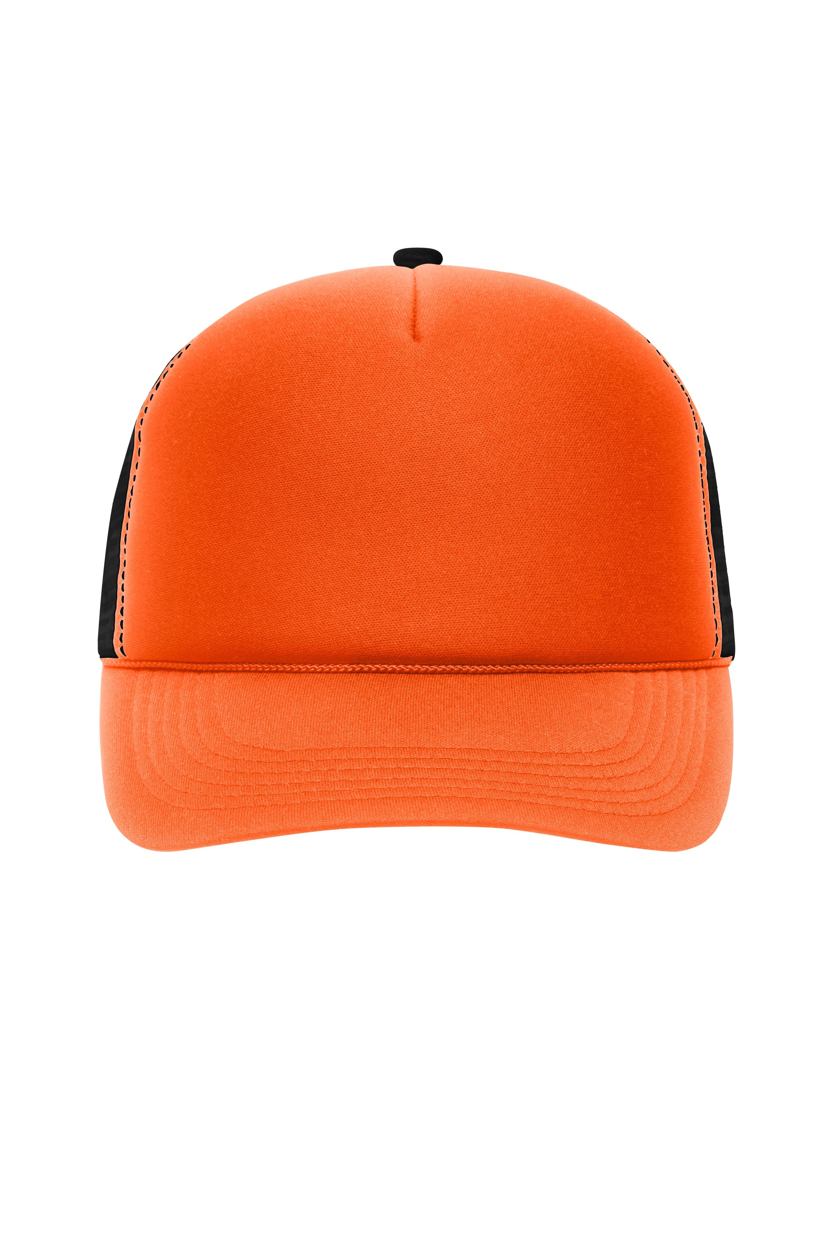 James & Nicholson Retro Mesh Cap orange/black