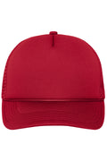 James & Nicholson Retro Mesh Cap red/red