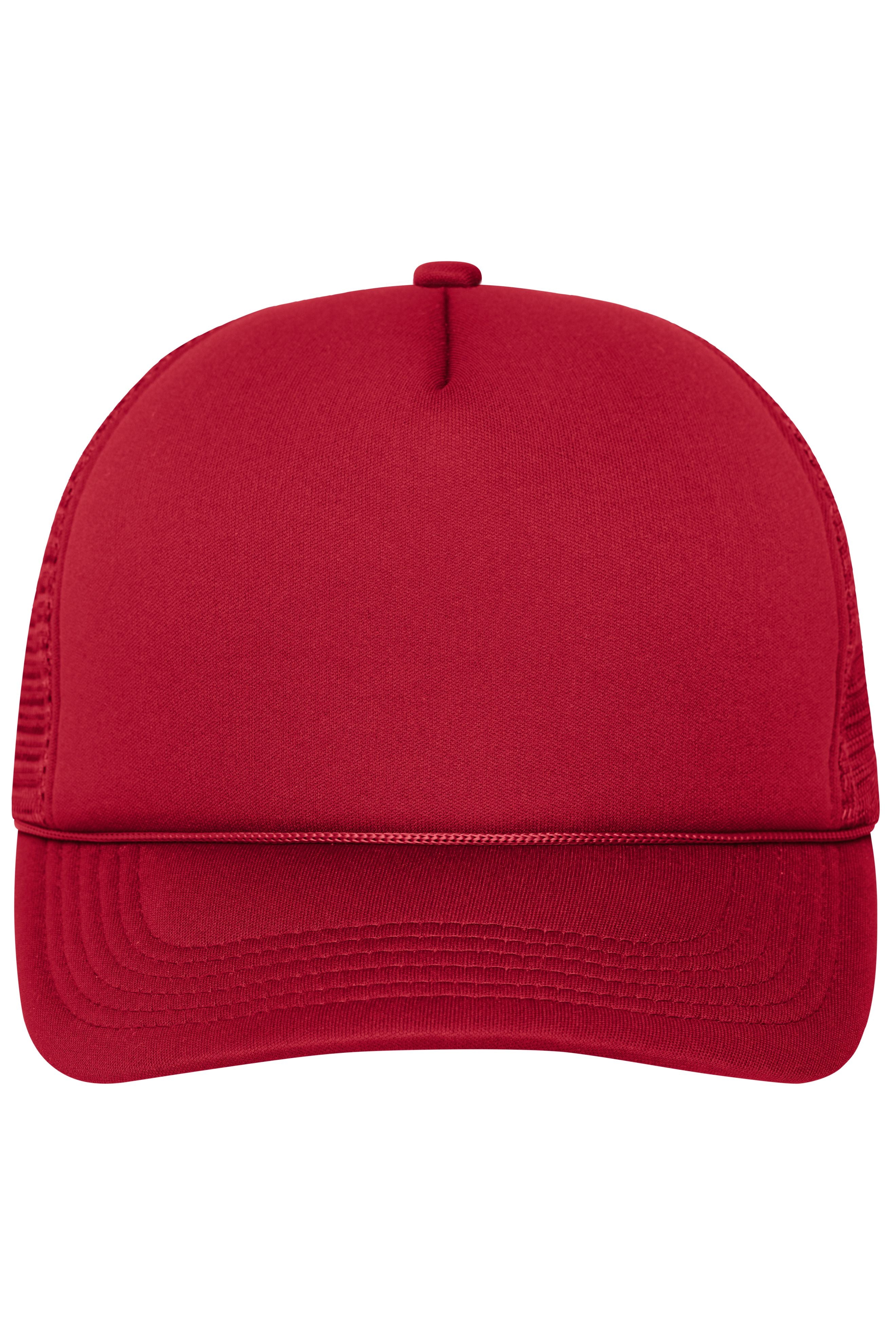 James & Nicholson Retro Mesh Cap red/red
