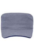 James & Nicholson Cap in Military-Stil dark-grey/navy
