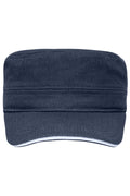James & Nicholson Cap in Military-Stil navy/white