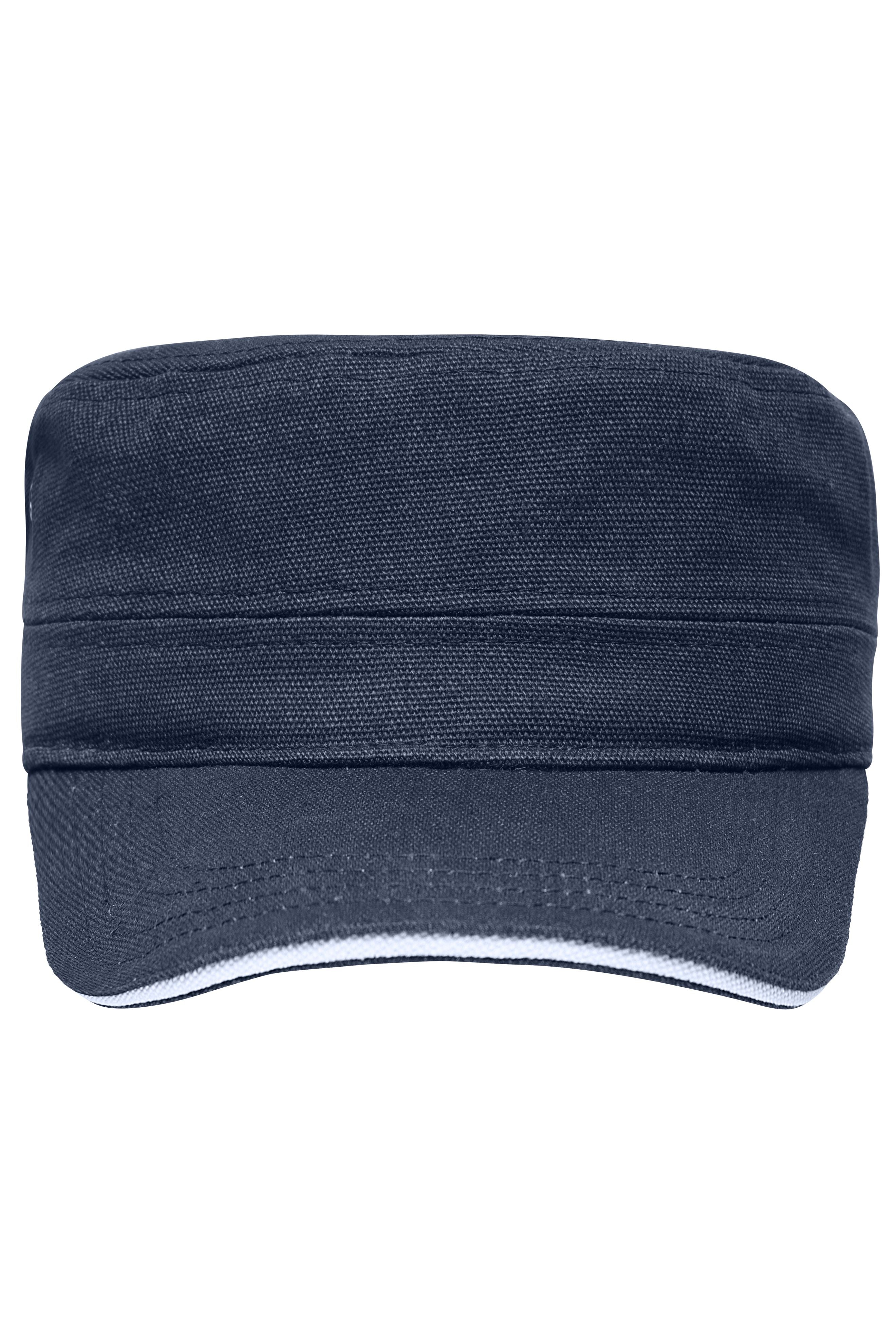James & Nicholson Cap in Military-Stil navy/white