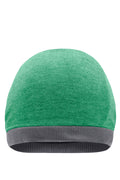 James & Nicholson Legere Streetwear Mütze green-melange/dark-grey