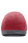 James & Nicholson Legere Streetwear Mütze wine-melange/dark-grey