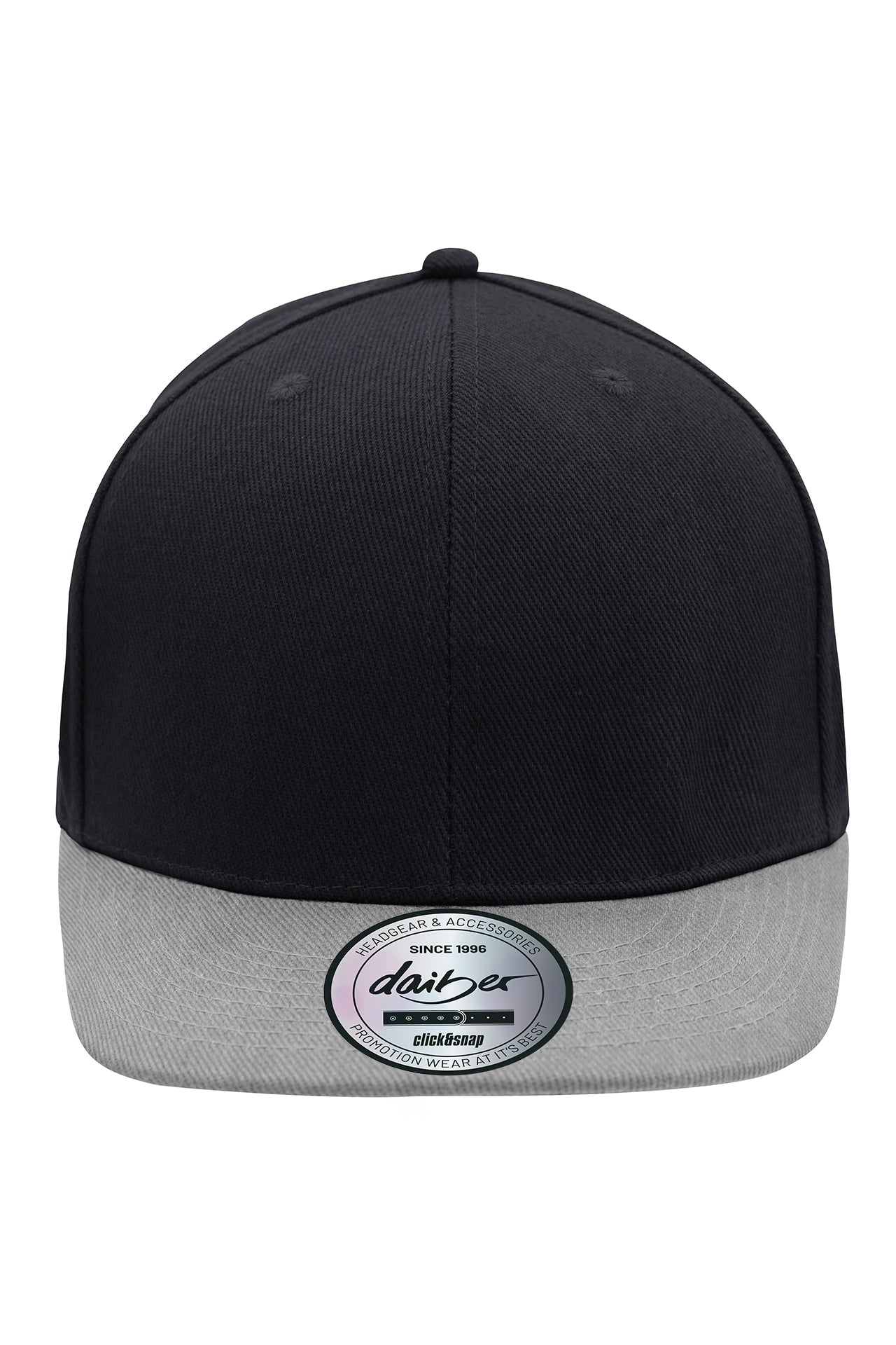 James & Nicholson Cap black/grey