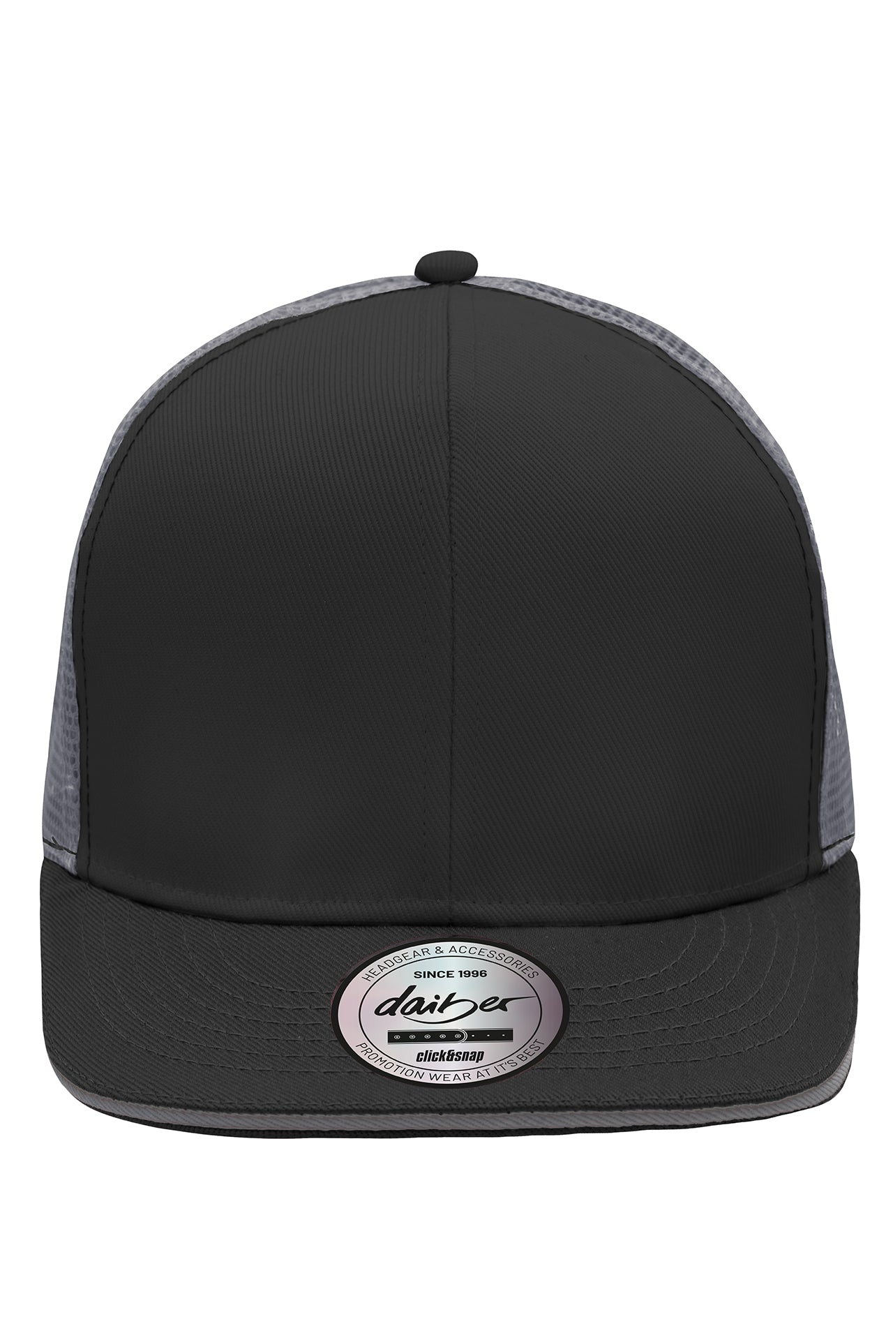 James & Nicholson Stylische Mesh Cap black/charcoal