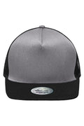 James & Nicholson Stylische Mesh Cap grey/black