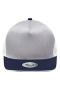 James & Nicholson Stylische Mesh Cap light-grey/navy