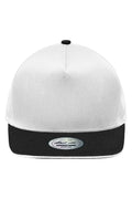 James & Nicholson Stylische Mesh Cap white/black