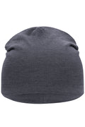 James & Nicholson Jersey Mütze black-melange