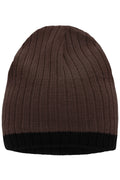 James & Nicholson Strickmütze coffee/black