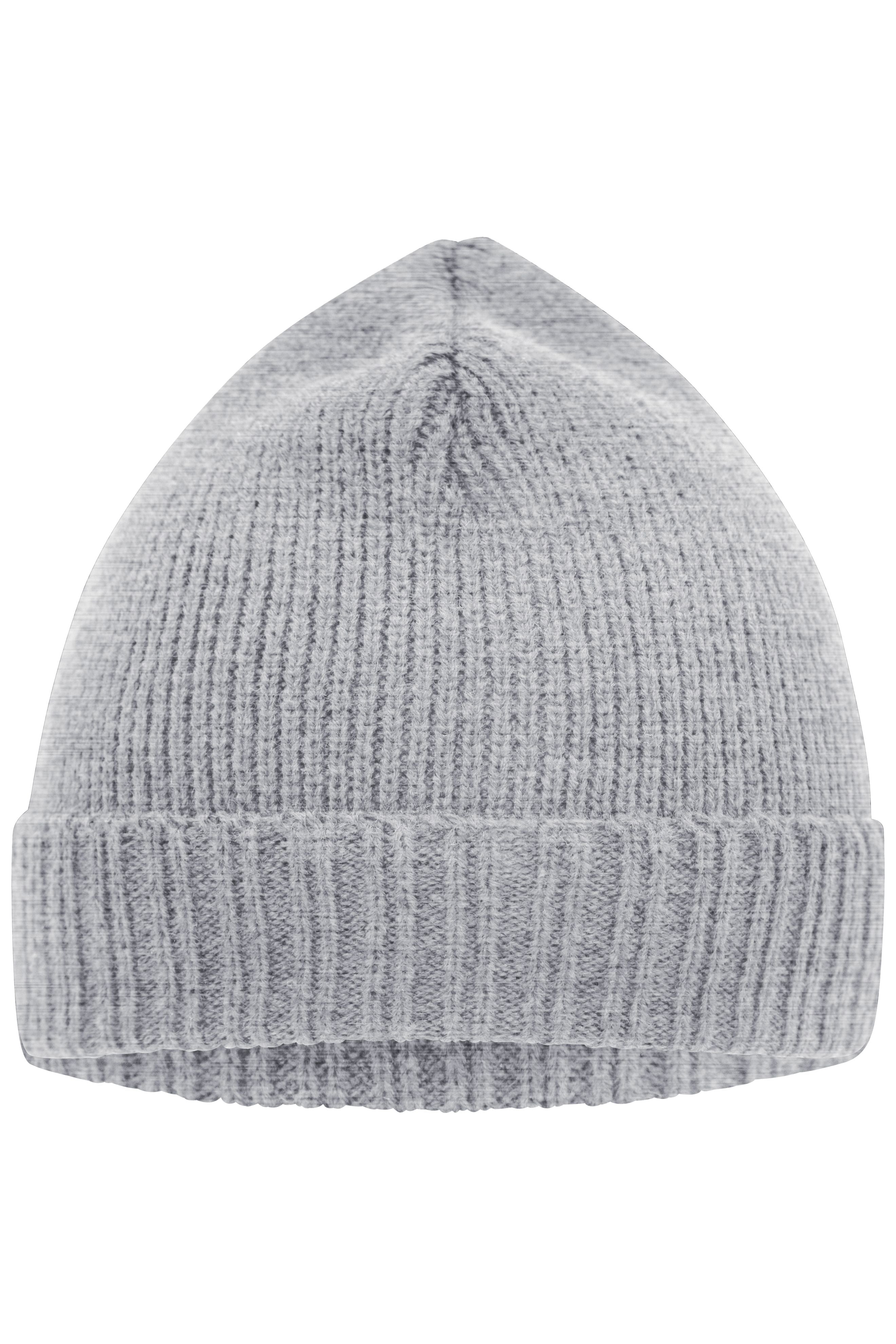 James & Nicholson Basic Mütze light-grey-melange