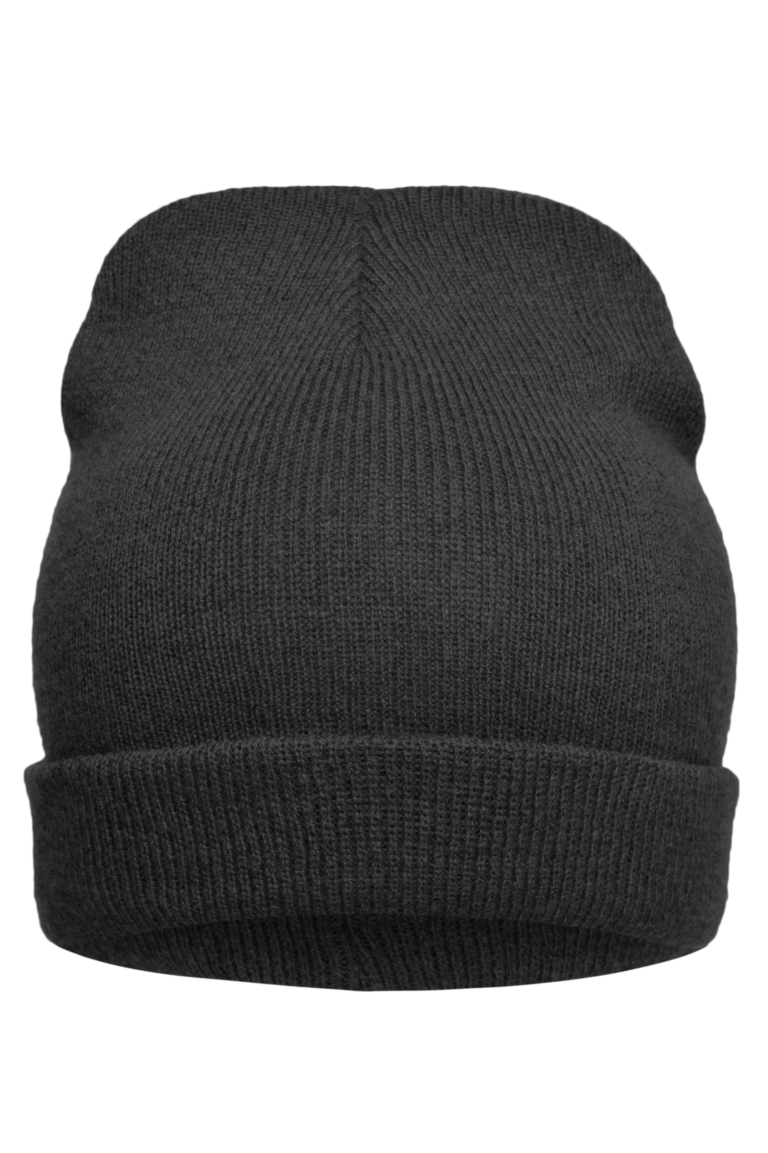 James & Nicholson Basic Beanie grey-melange