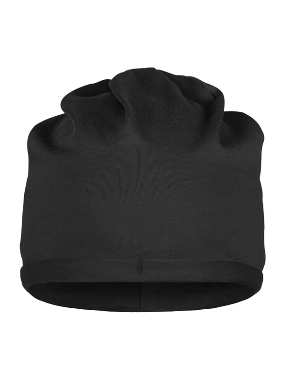 James & Nicholson Beanie aus Bio Baumwolle black