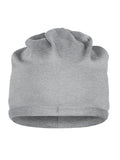 James & Nicholson Beanie aus Bio Baumwolle grey-heather