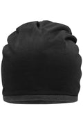 James & Nicholson Fleece Mütze black/carbon