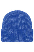 James & Nicholson Winter Beanie mit reflektierenden Akzenten royal