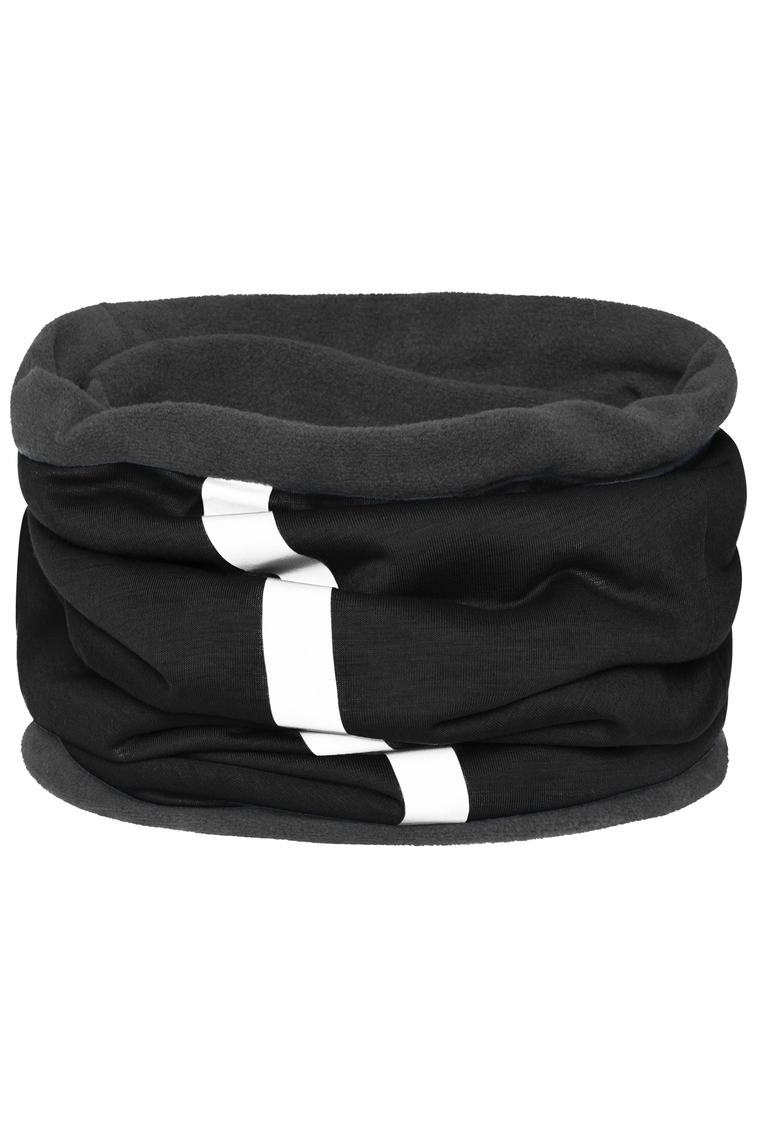 James & Nicholson Schlauchtuch mit reflektierendem Streifen black/carbon