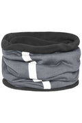 James & Nicholson Schlauchtuch mit reflektierendem Streifen grey-heather/carbon