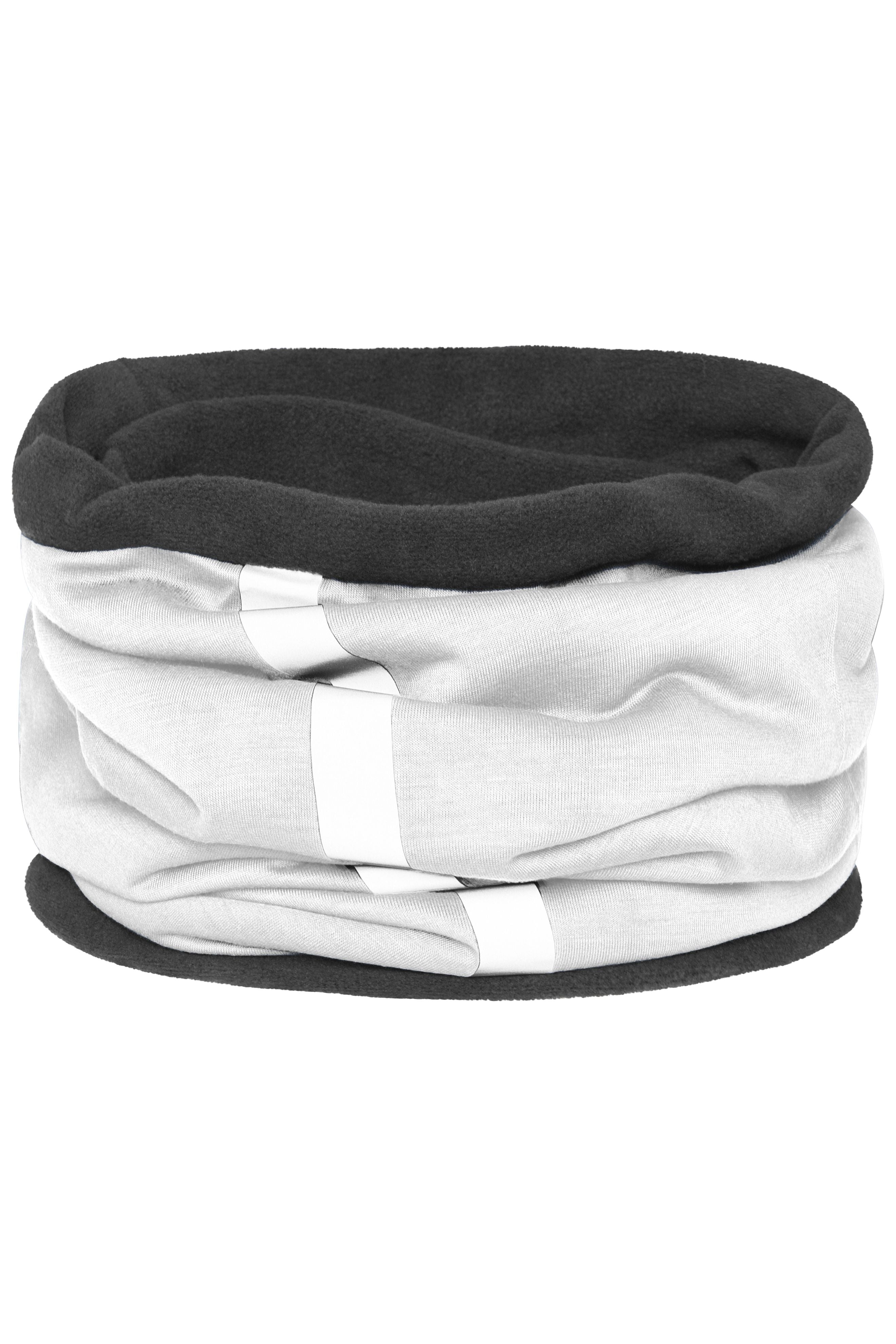 James & Nicholson Schlauchtuch mit reflektierendem Streifen white/carbon