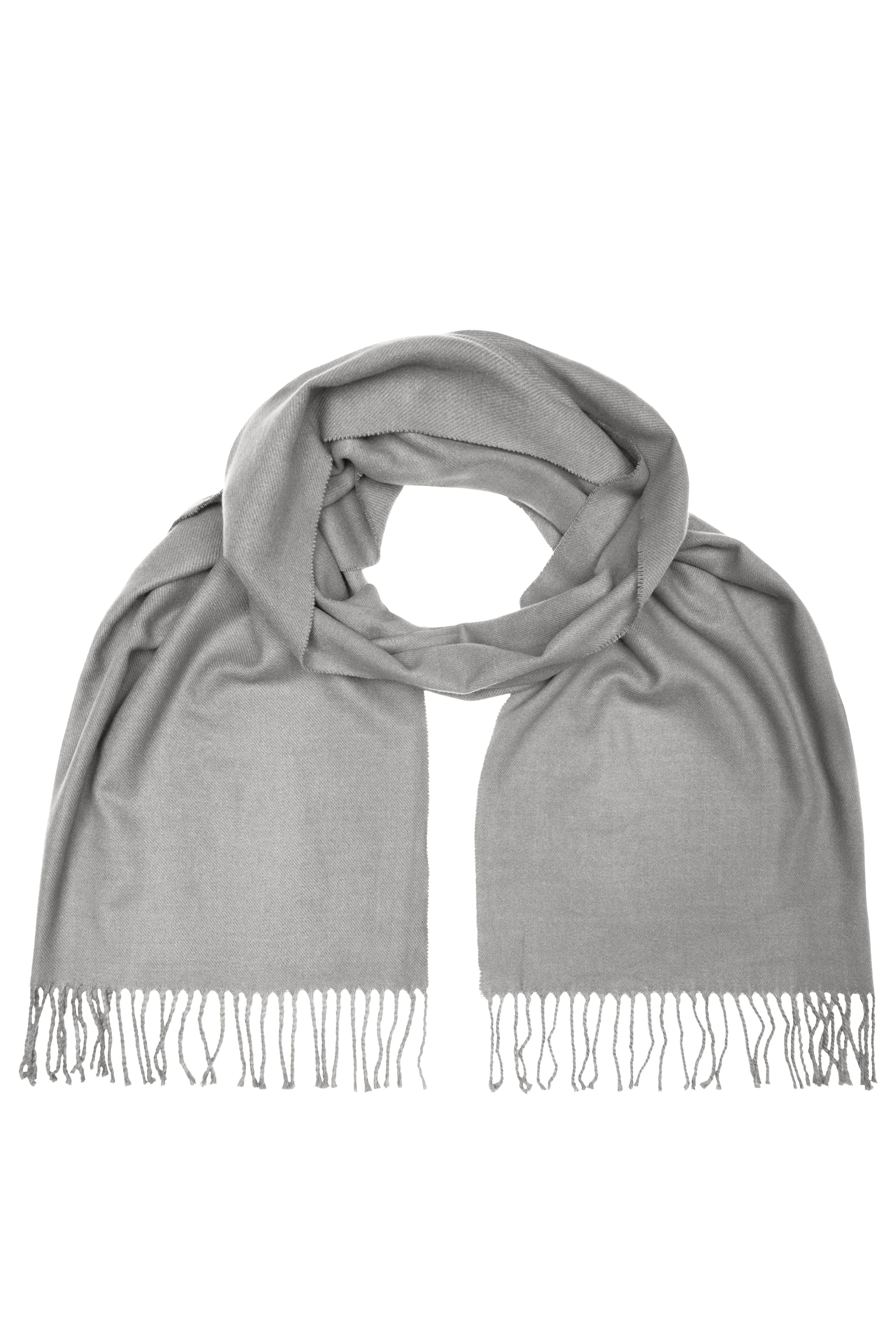 James & Nicholson Eleganter Webschal light-grey