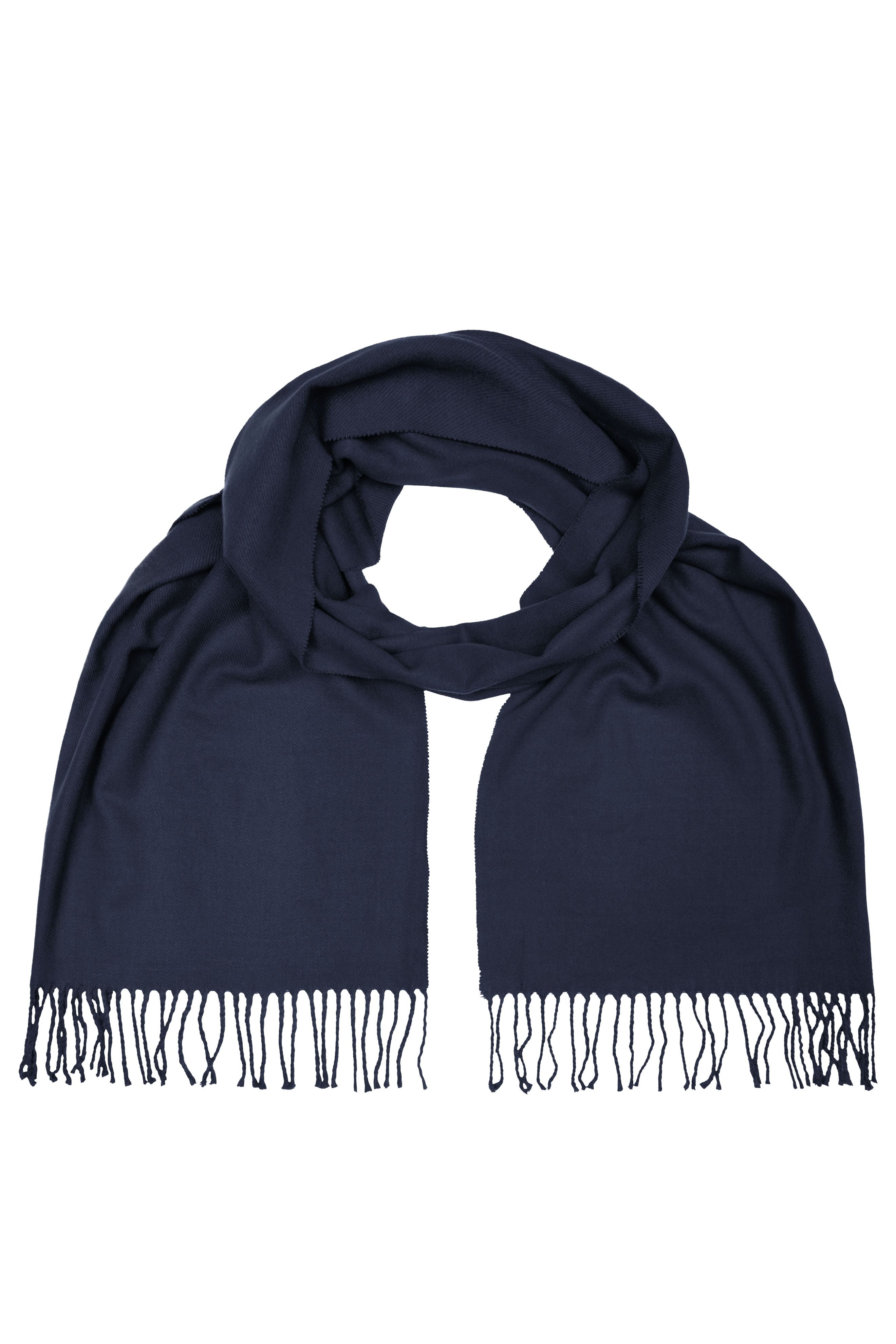 James & Nicholson Eleganter Webschal navy